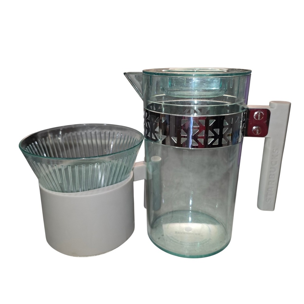 2013 Starbucks Translucent Sea Foam Green Acrylic Tea Coffee Juice Water Pitcher